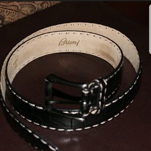 $995 NWOT BRIONI Italy Handmade Genuine ALLIGATOR